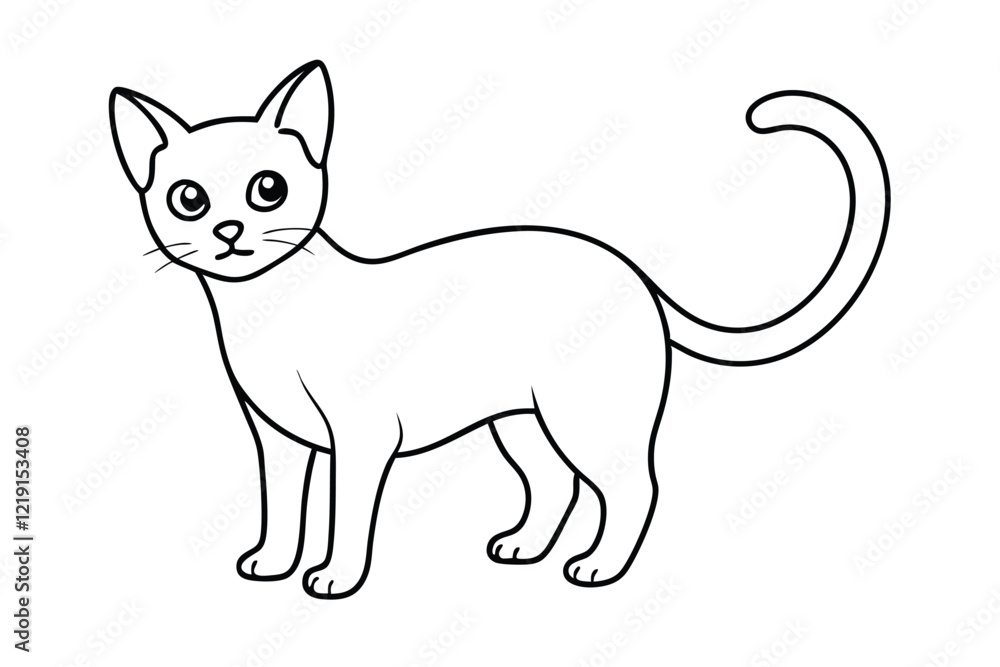 Cute animal Vector art in Illustration on a White Background Cute animal Vector art in Illustration on a White Background