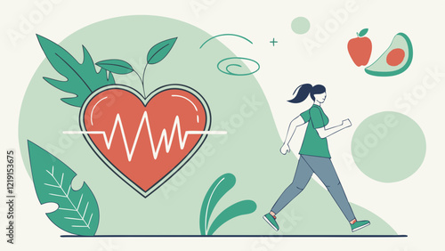 Concept of doing sports. People in the park are actively doing sports. Running and cycling
