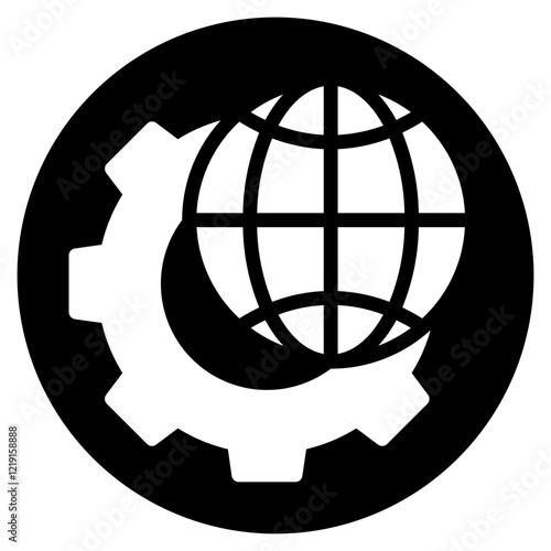 digitalization glyph icon