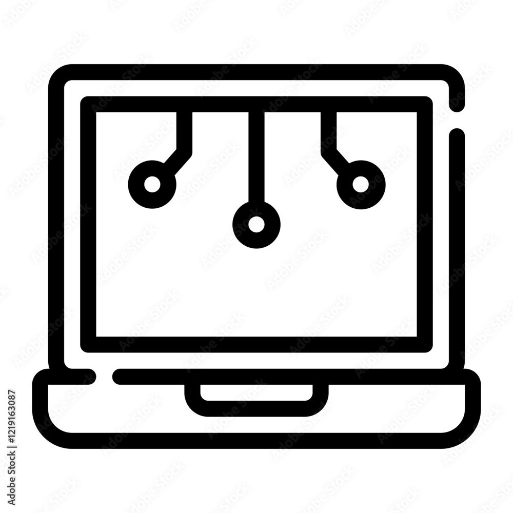 it services line icon it services line icon