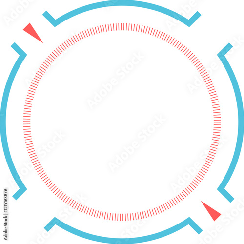 Futuristic loading bar with progress indicator and geometric shapes creating a modern and technological design, ideal for user interfaces and digital applications