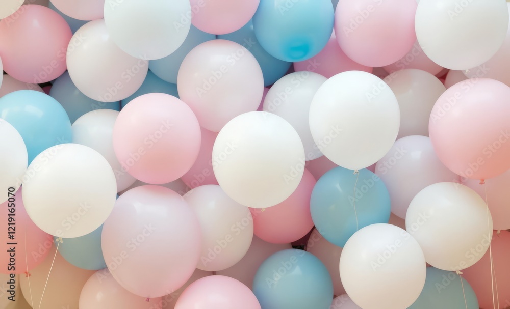 Helium inflatable latex pastel color light blue pink white balloons background birthday wedding balloon background balloon background party holiday celebration decoration Helium inflatable latex pastel color light blue pink white balloons background birthday wedding balloon background balloon background party holiday celebration decoration