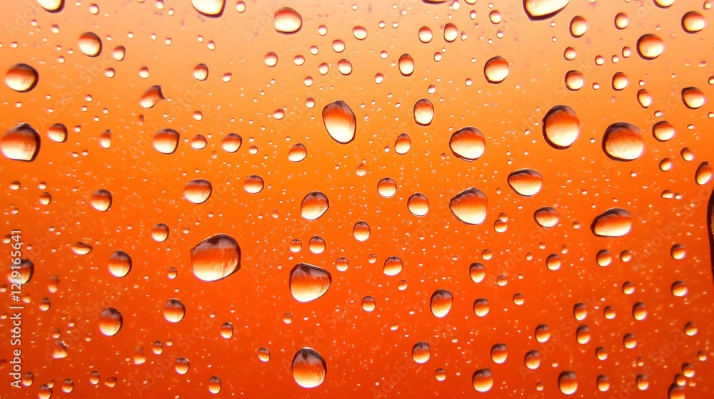 Abstract Orange Water Droplets Background Texture Abstract Orange Water Droplets Background Texture