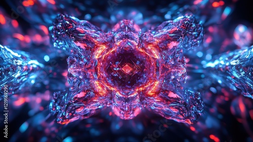 Symmetrical crystal formati...