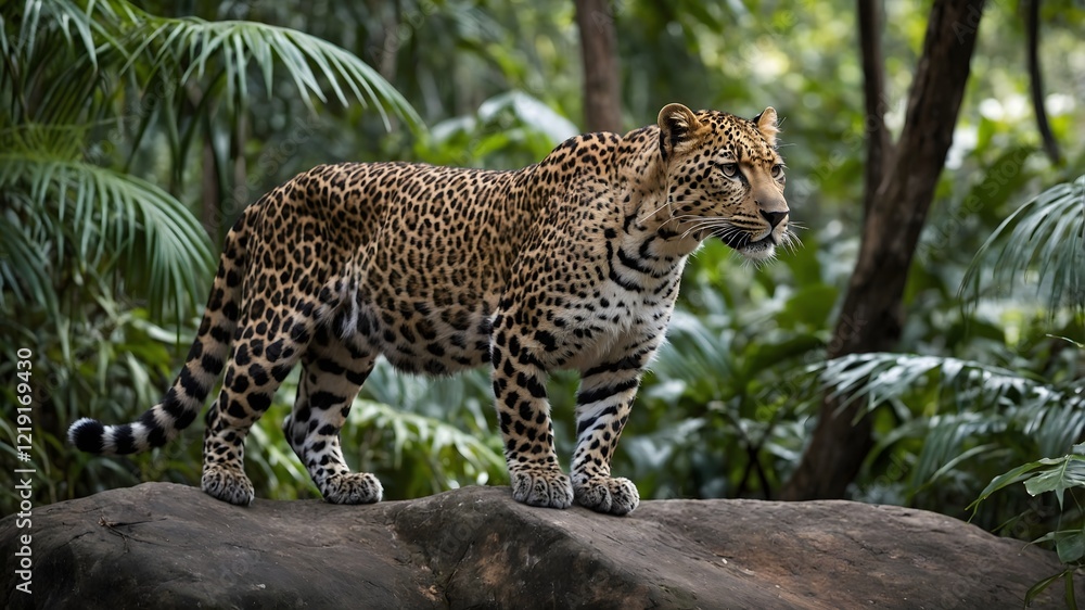 Fototapeta premium portrait of a leopard