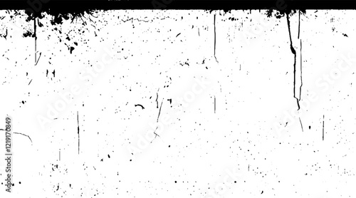 Subtle halftone grunge urban texture vector. Distressed overlay texture. Grunge background. Abstract mild textured effect. Vector Illustration. Black isolated on white. EPS10.