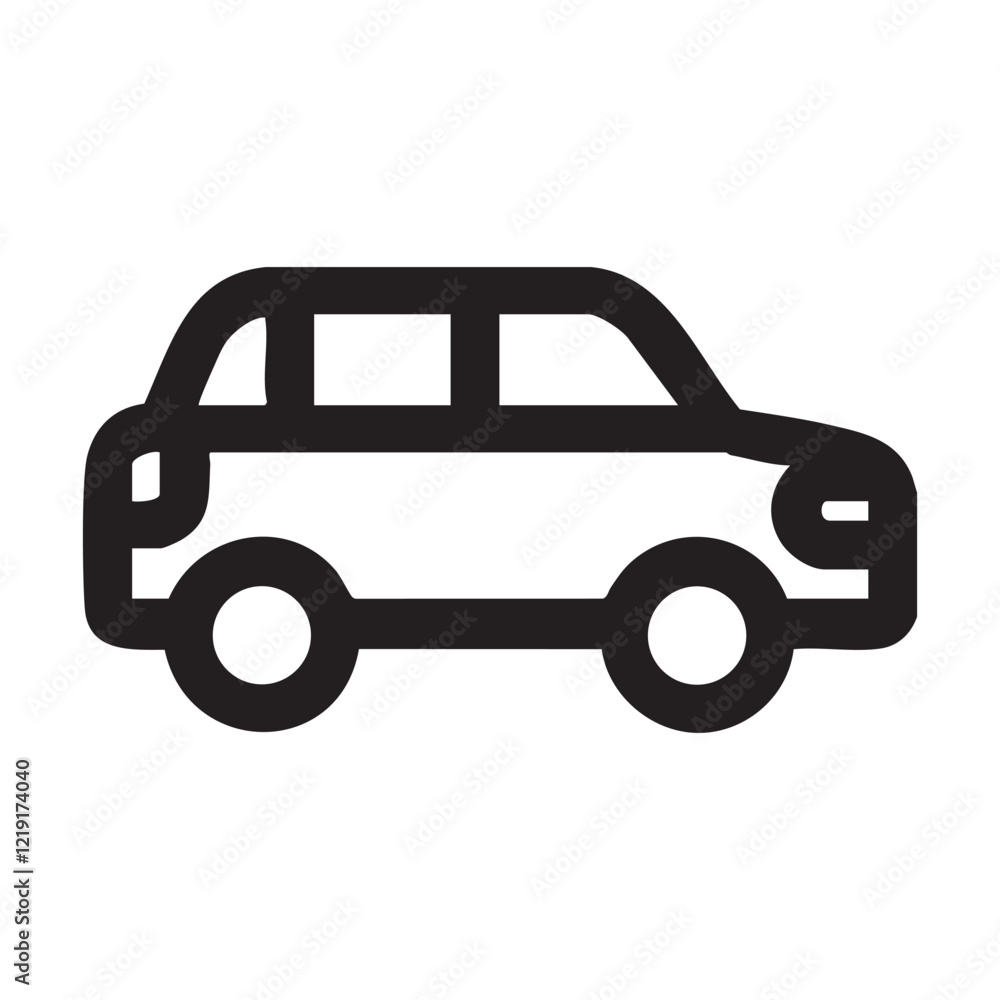 Minimalist Car Vector Icons | Automobile Illustrations for Transport and Design Projects Minimalist Car Vector Icons | Automobile Illustrations for Transport and Design Projects
