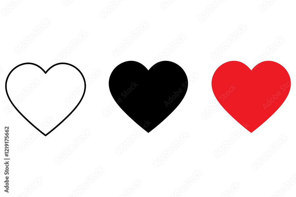 Red heart Shape icon silhouette vector illustration
Red heart Shape icon silhouette vector illustration