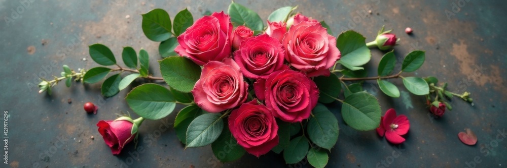 Heart made of roses with greenery and eucalyptus, rosa, san valentin, arom?ticos Heart made of roses with greenery and eucalyptus, rosa, san valentin, arom?ticos