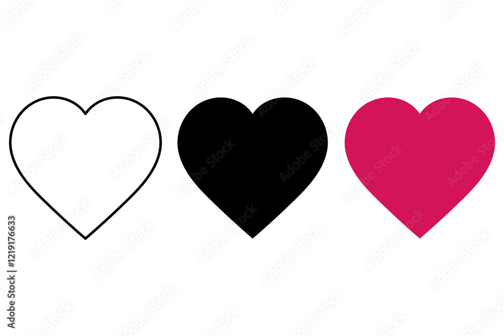 Red heart Shape icon silhouette vector illustration
Red heart Shape icon silhouette vector illustration