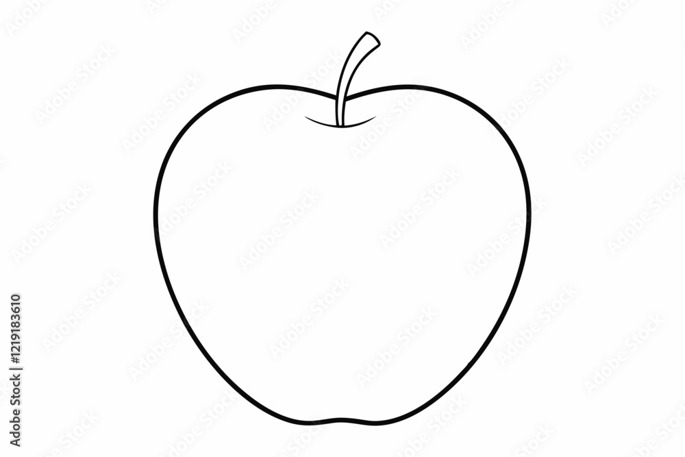 apple on a white background apple on a white background