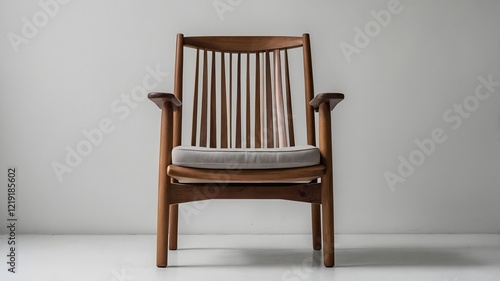 old chair on white