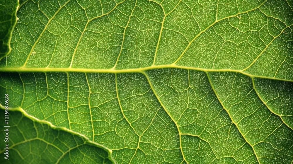 Intricate Leaf Vein Patterns: Detailed Botanical Close-Up Intricate Leaf Vein Patterns: Detailed Botanical Close-Up