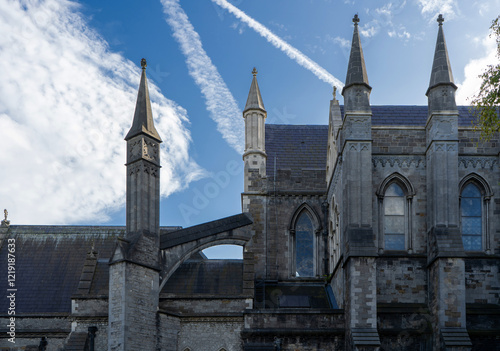 Photography Christ Church Cathedral in Dublin - beautiful mediaeval architecture