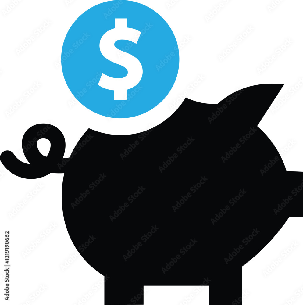 Finance icon , Containing piggy bank , loan, cash, saving, and financial goal Finance icon , Containing piggy bank , loan, cash, saving, and financial goal