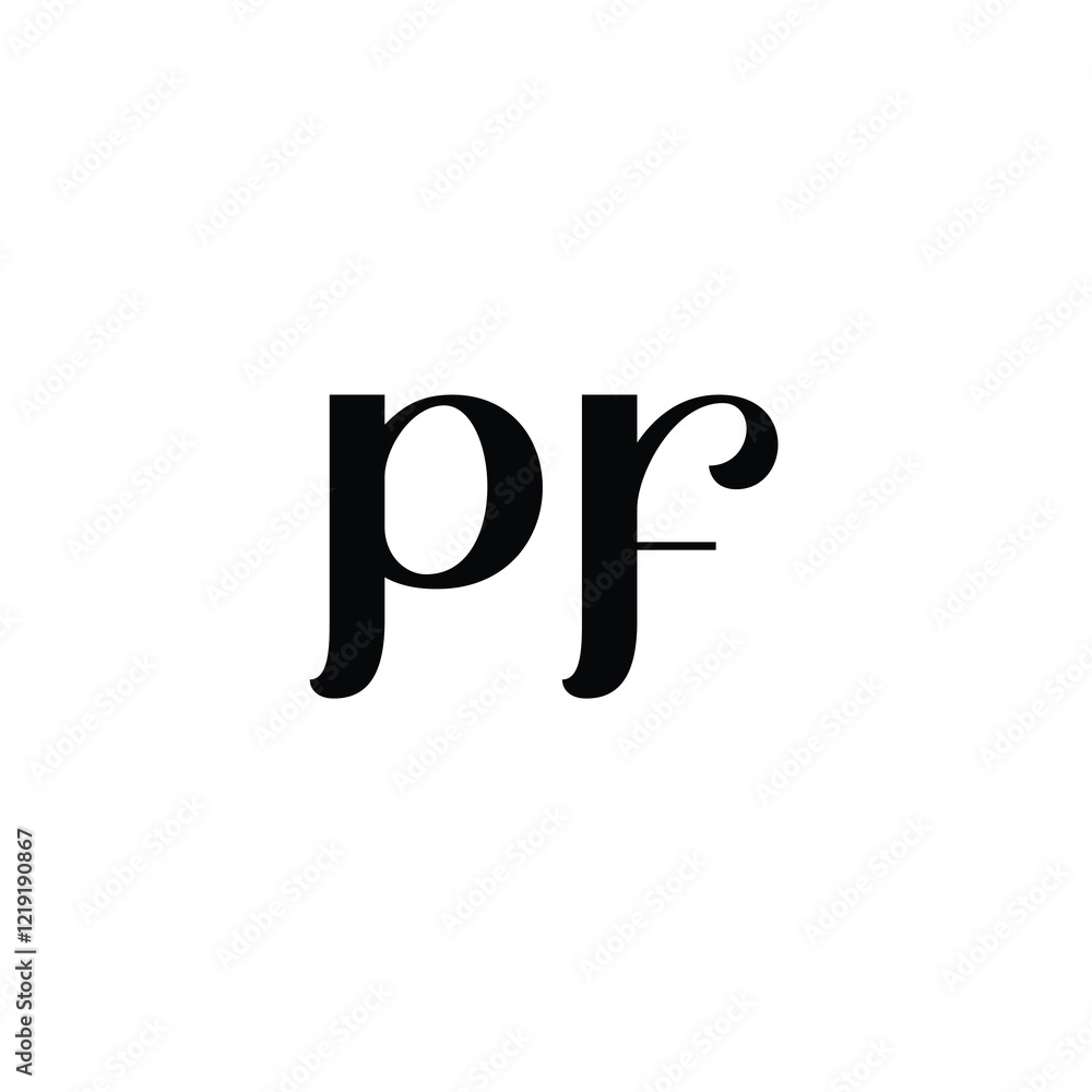 PF monogram logo design letter text name symbol monochrome logotype alphabet character simple logo PF monogram logo design letter text name symbol monochrome logotype alphabet character simple logo