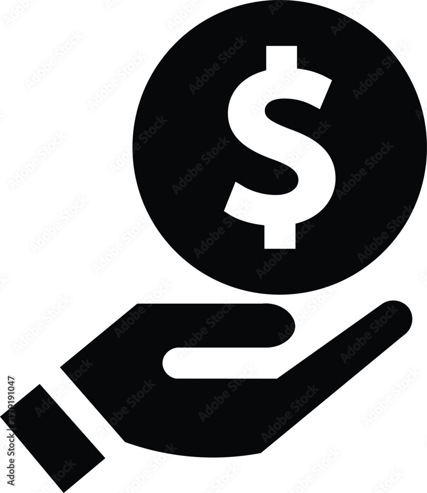 Finance icon ,Containing loan, cash, saving, and financial goal Finance icon ,Containing loan, cash, saving, and financial goal