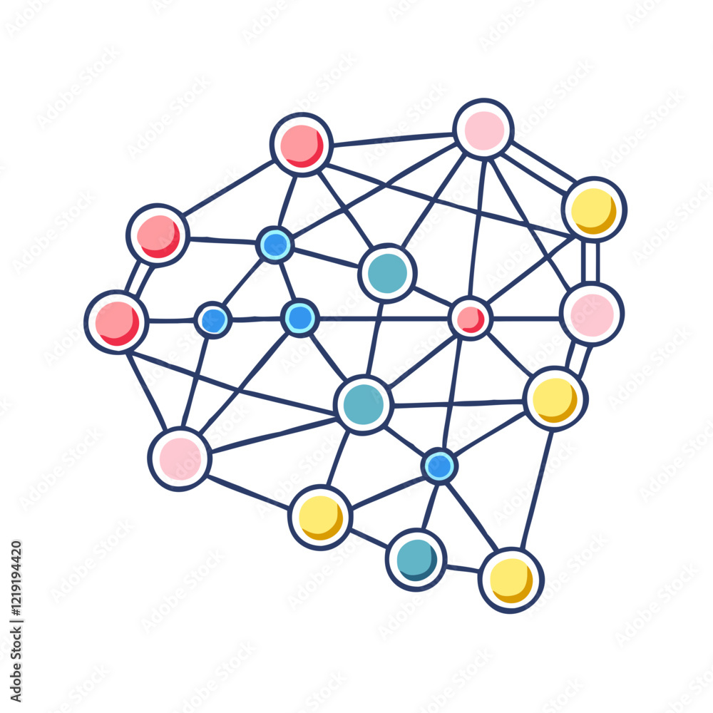 neural network icon, neural network vector illustration-simple illustration of neural network, perfect for neural network logos and icons neural network icon, neural network vector illustration-simple illustration of neural network, perfect for neural network logos and icons