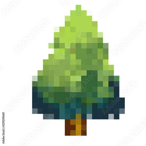 abstract christmas tree