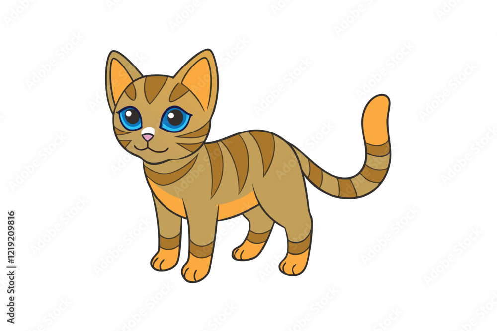 Cute Animal Vector art in Illustration on a White Background Cute Animal Vector art in Illustration on a White Background