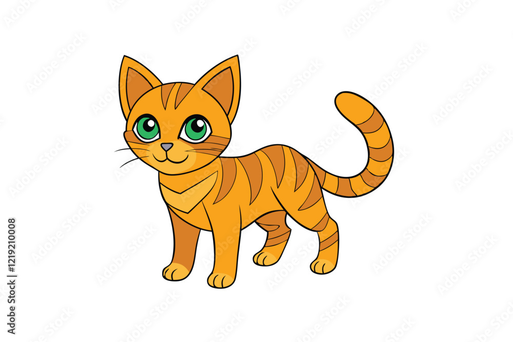 Cute Animal Vector art in Illustration on a White Background Cute Animal Vector art in Illustration on a White Background