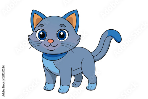 Cute Animal Vector art in Illustration on a White Background