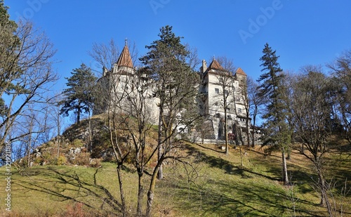 Bran Castle, also known as Dracula's Castle, supposedly home of Vlad Tepes Dracula, Brasov, Transylvania, Romania