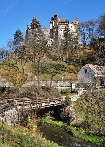Bran Castle, also known as Dracula's Castle, supposedly home of Vlad Tepes Dracula, Brasov, Transylvania, Romania