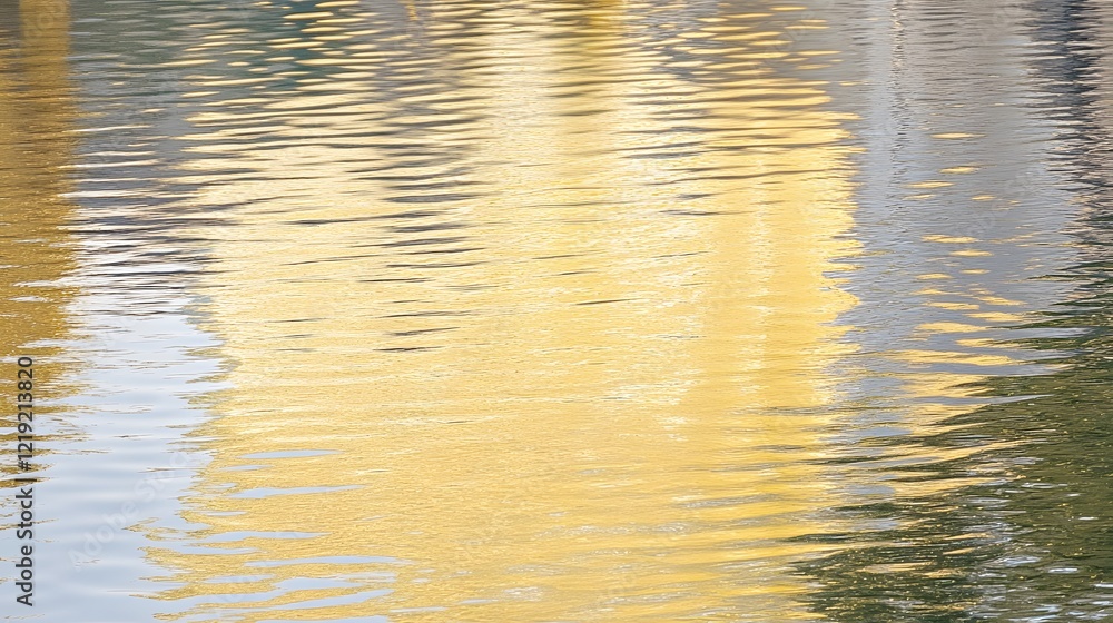 Golden Hour Water Reflections Abstract Background Golden Hour Water Reflections Abstract Background