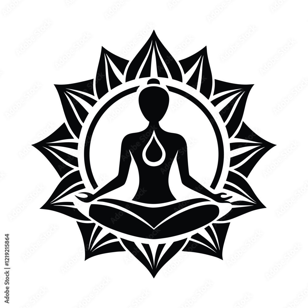 Yoga logo vector style silhouette illustration1.eps Yoga logo vector style silhouette illustration1.eps