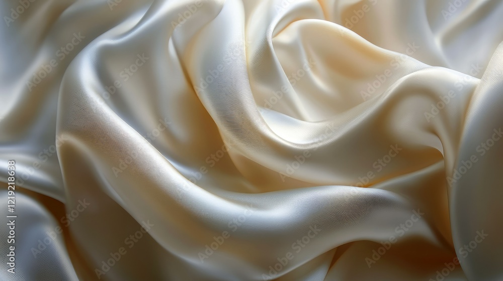 Soft silk textures in serene elegance Soft silk textures in serene elegance