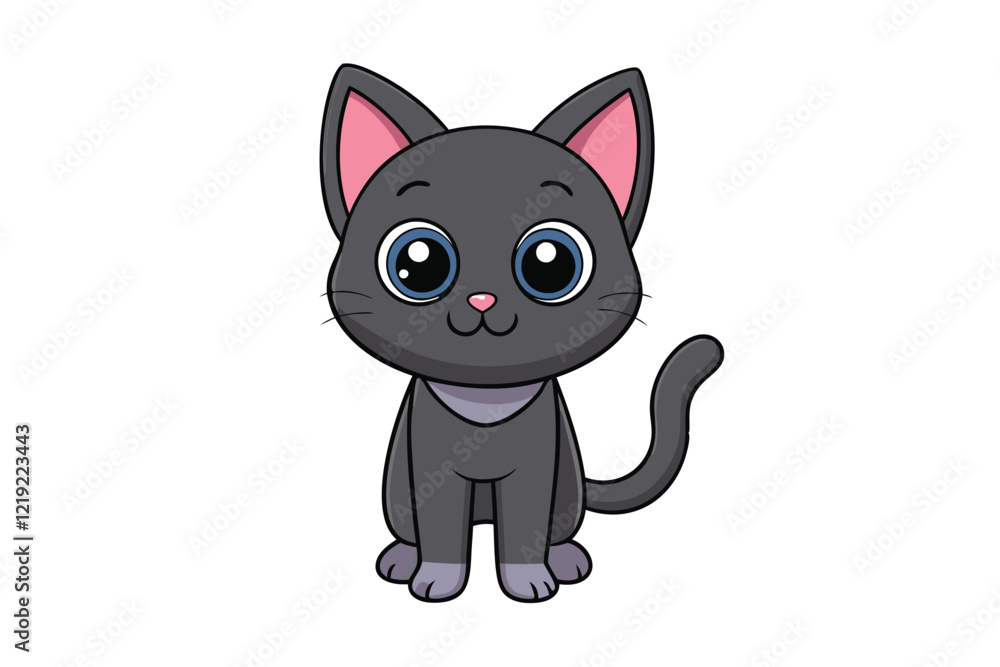 Cute Animal Vector art in Illustration on a White Background Cute Animal Vector art in Illustration on a White Background