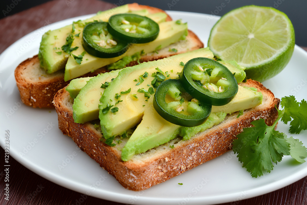 spicy avocado toast spicy avocado toast