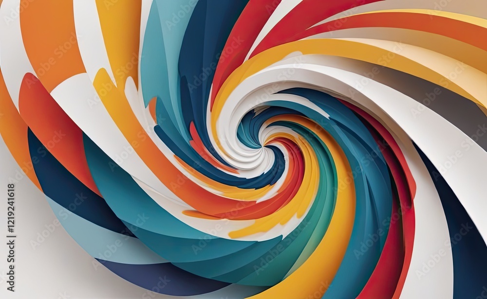 custom made wallpaper toronto digitalA mesmerizing abstract artwork depicting a swirling, organic form with a fiery core, emitting light and energy against a dark, cosmic backdrop.