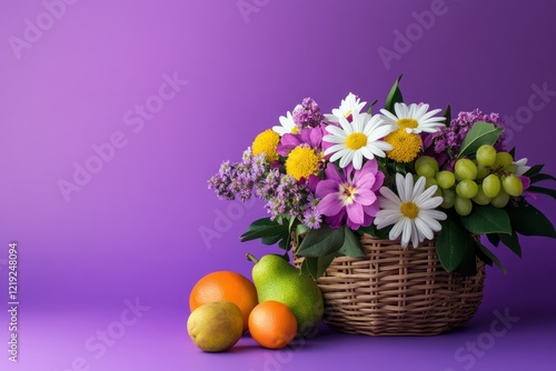 Wallpaper Mural Beautiful Floral Arrangement in a Decorative Pot Torontodigital.ca