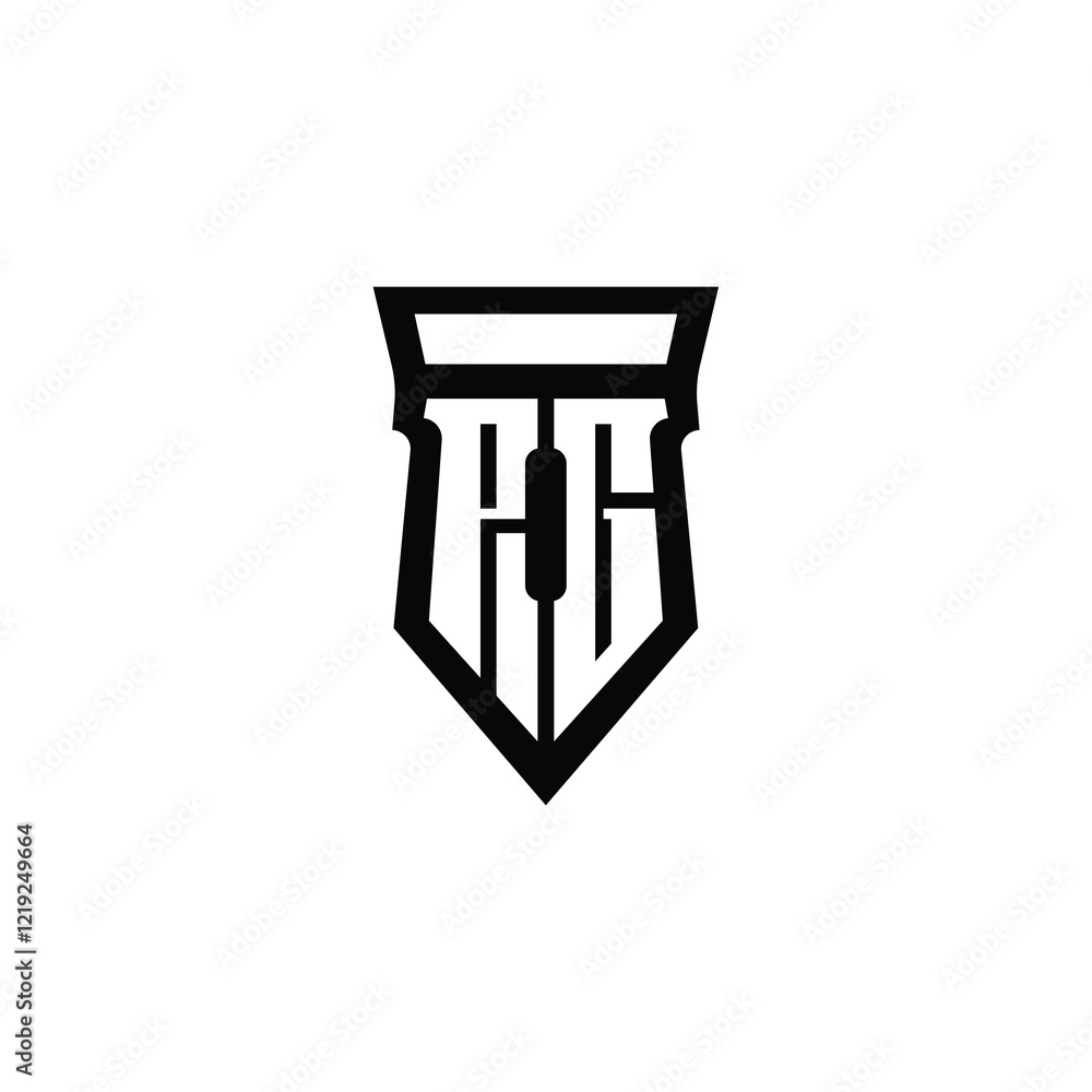 PG monogram logo design letter text name symbol monochrome logotype alphabet character simple logo PG monogram logo design letter text name symbol monochrome logotype alphabet character simple logo