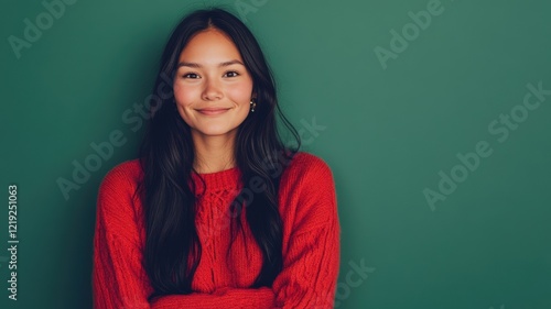 Cheerful young Native Ameri...