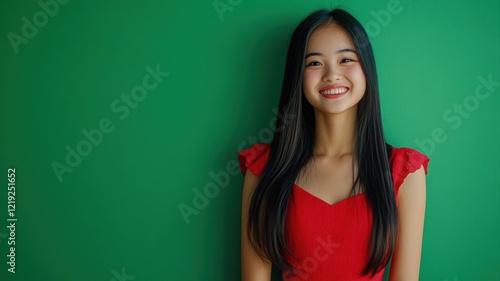 Cheerful young East Asian g...