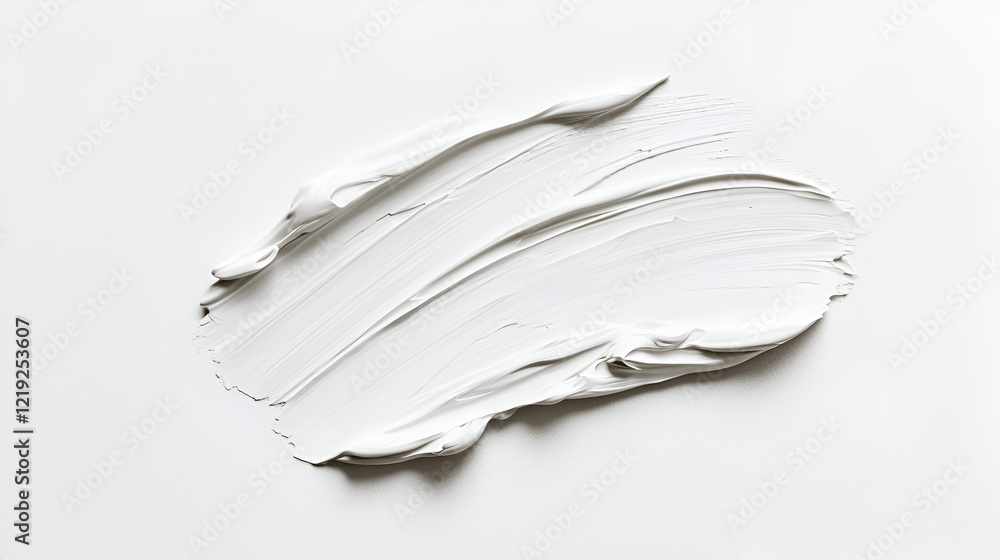 Abstract white paint stroke on a clean background. Perfect for design and texture backgrounds. Abstract white paint stroke on a clean background. Perfect for design and texture backgrounds.