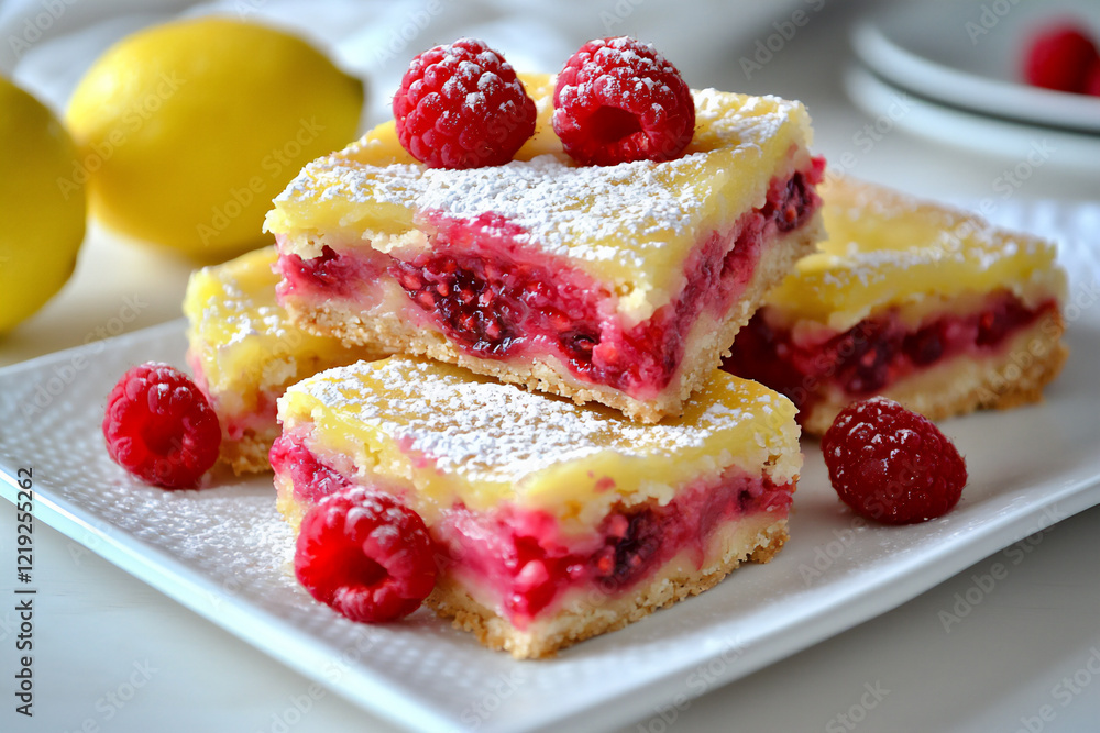 lemon raspberry bars lemon raspberry bars