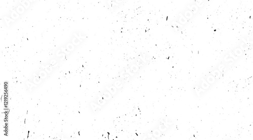 Black and white mottled seamless pattern. Small grunge sprinkles, particles, dust and spots texture. Noise grain repeating background. Overlay random grit wallpaper. Vector dotted backdrop