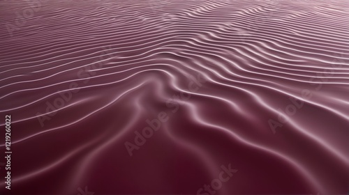 Burgundy with Water Ripple Flow and Frosted Finish