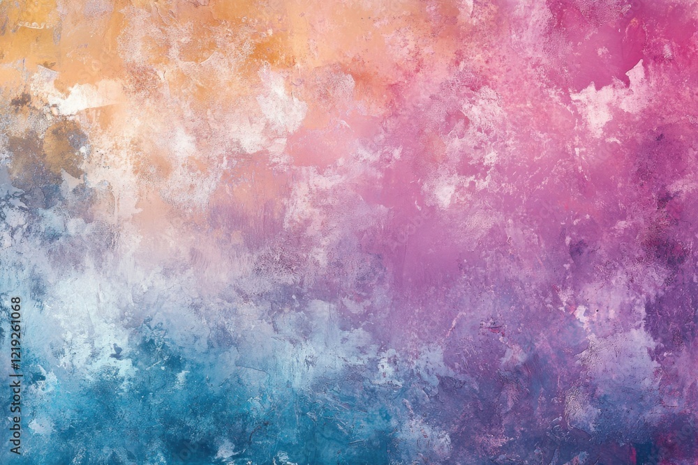 Fototapeta premium Textured holographic backdrop with vibrant gradient showcasing soft, abstract patterns perfect for modern design and digital projects