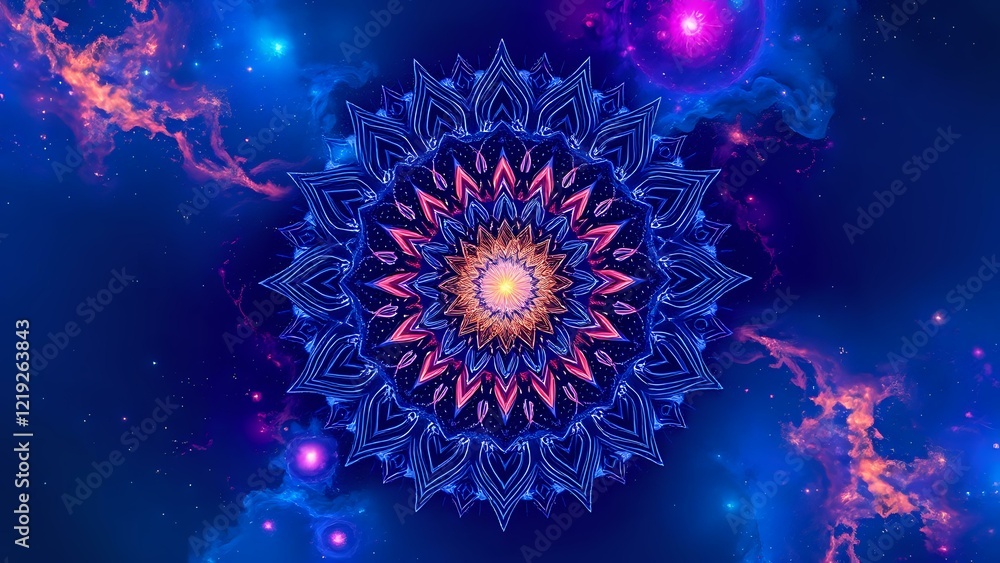 Cosmic Mandala Odyssey - Vibrant Celestial Wonderland Cosmic Mandala Odyssey - Vibrant Celestial Wonderland