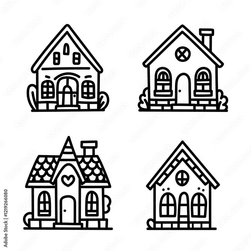 Cute Home Doodle Collection Cute Home Doodle Collection