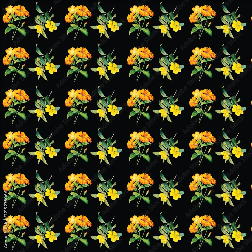 seamless pattern with flowers seamless pattern with flowers