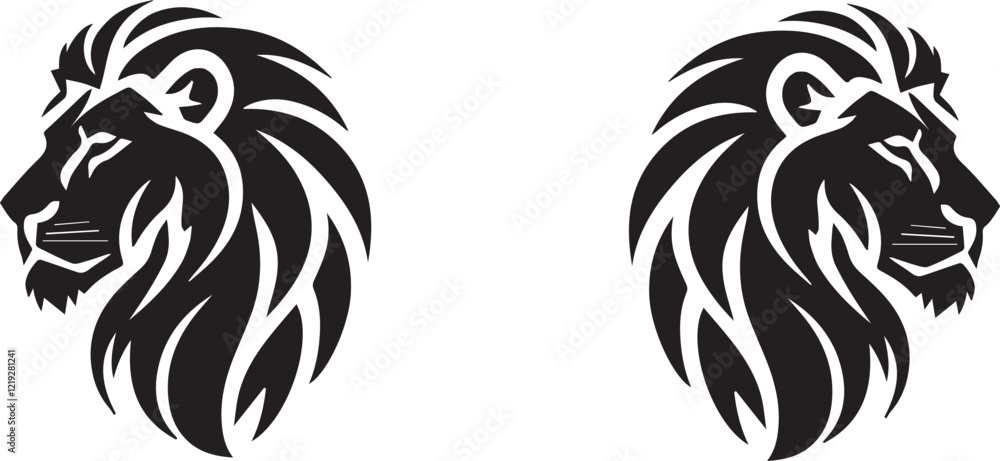 lion silhouette lion silhouette