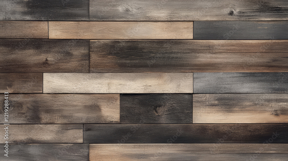 Naklejka premium wood texture background.hardwood floor features smooth planks, creating a natural wood surface and rustic background.