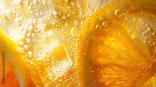 Orange Slice in Sparkling Water