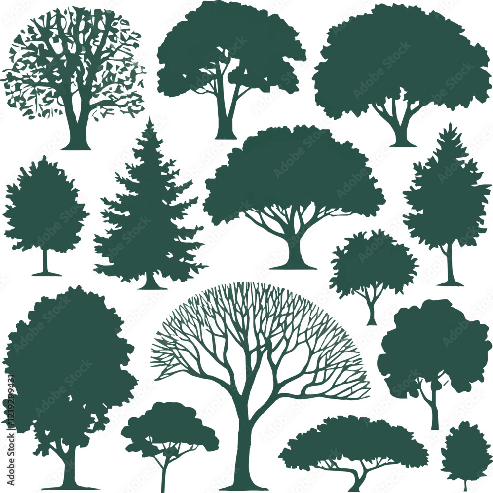 Obraz premium silhoutte tree 